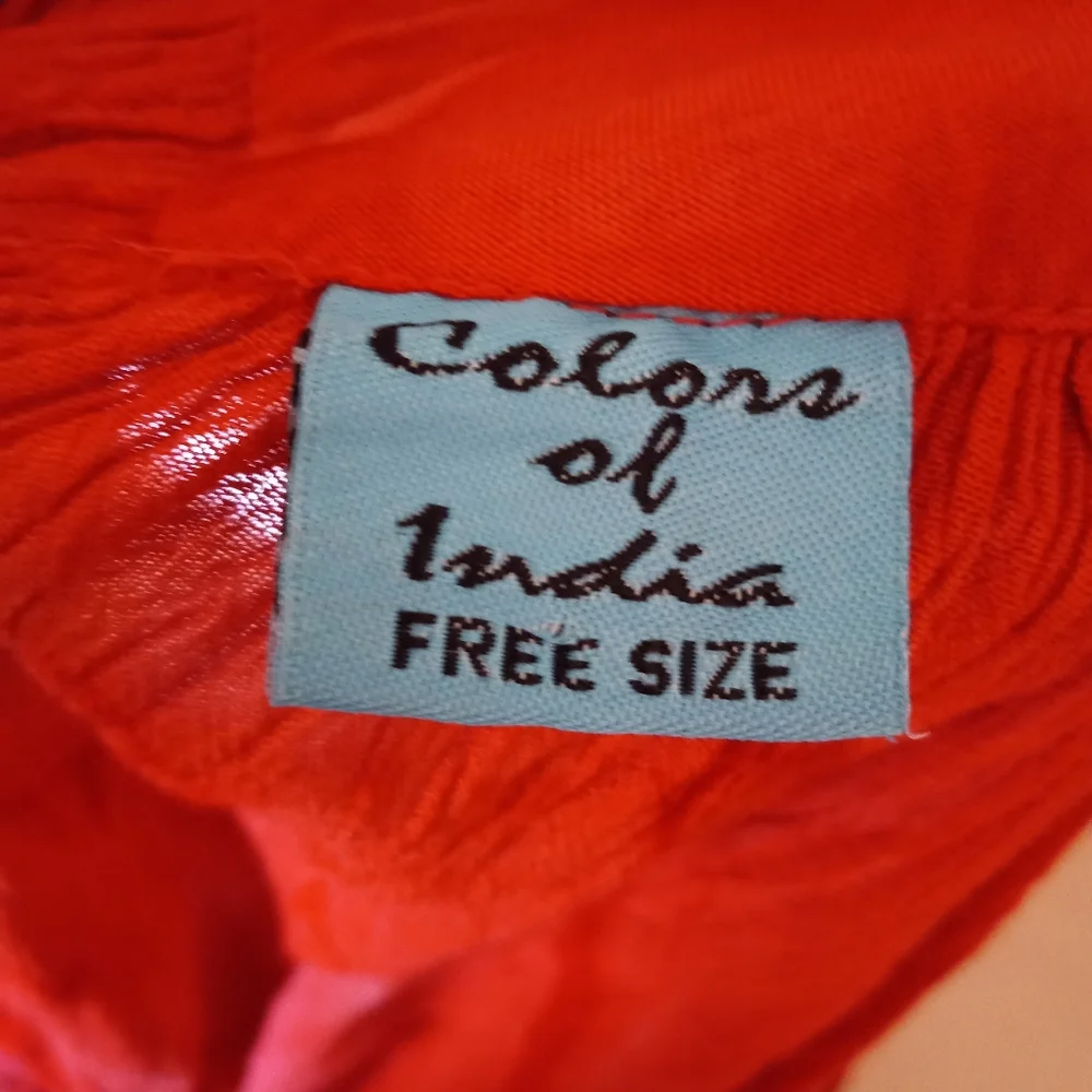 Colors of India free size tank tunic tie dye print